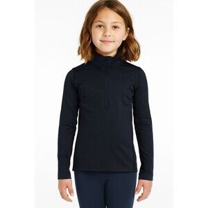 Nike Dri-FIT Quarter Zip Pullover Kid’s Small Black Long Sleeve Athletic Top